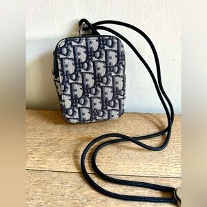 AUTH Mini Authentic Christian Dior Vintage Trotter Shoulder Pouch